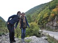 Enjoying the views in the valleys on the way back 