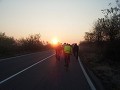 Leaving in the early morning after sunrise. But ev