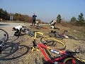 Bicycles having a rest too.