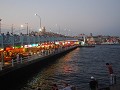Galata bridge which leads to the more modern part 