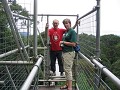 At top of canopy walkway