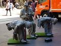 straatartiesten in Melbourne