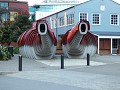 Lobster wc`s gebouwd met tochtgaten van de ene naa