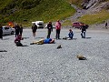toeristen fotograferen de kea`s