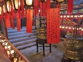 Even tot rust komen in de Man Mo Tempel (Sheung Wa