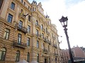 Riga: één van de vele Jugendstilhuizen (ambassade 