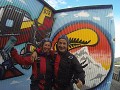 Klaar voor de skydive (duosprong) nabij Fox Glacie