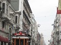 Istiklal Caddesi met de nostalgische tram