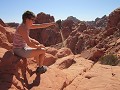 Valley of Fire State Park: wandeling aan Rainbow V