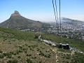 Met de kabelbaan naar Tafelberg