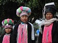 Een Yao met haar kinderen, ongehuwde meisjes krijg