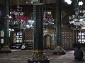 De Sha i Hamdan-moskee is prachtig beschilderd (SR