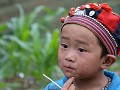 DZAO baby , onderweg van SAPA naar LAO CAI