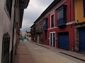 De typische straten van het oude gedeelte van Bogó
