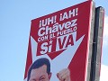 Viva Chavez. Niet zonder enig risico hebben we dez