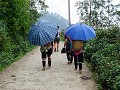 Hmong minderheidsgroep : bescherming tegen de zon