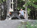 Picknicken aan Lava Lake