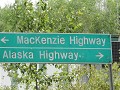 Eindelijk is de Alaska highway in zicht