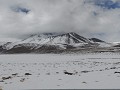 De besneeuwde bergen rond de desierto de ATacama