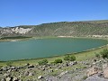 Narli Göl lake in de krater van de vulkaan