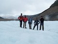 groepsfotootje op de gletsjer