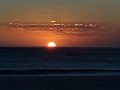 zonsondergang gezien vanaf Praia Grande