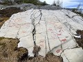 No-Zw-La25-04 -124-Alta, ingeschilderde rotstekeni