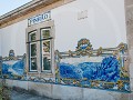 Po18-03   40 Pinhao, station met azulejas