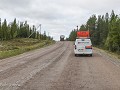 No-Zw-La25-05 -57-E45, 7 km gravel wegens wegenwer
