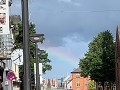 De regenboog in Velje. 