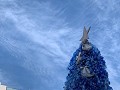 Kerstboom uit plastiek flessen in Tavernes