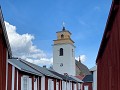 Kerkdorp Gammelstad. Gebouwd toen de Zweden nog na