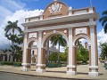 The main plaza in Cienfuegos