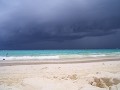 famous crystal-clear blue water of the Carabean se
