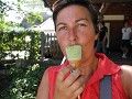 De beloning: Matcha green tea ice cream