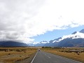 Onderweg naar Mount Cook, de hoogste berg van NZ