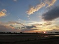 zonsondergang aan de Mekong, Vientiaene