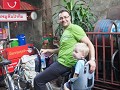 start van onze fietstocht middenin Chinatown
