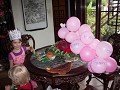 bloemen en ballonnen voor haar verjaardag!