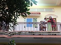 Sihanoukville, aankomen bij Smilin'Kids, het schoo