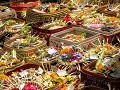 Omgeving Ubud. Ceremonie, offergaven