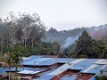 Iban longhouse, Sarawak, Borneo, avondwandeling