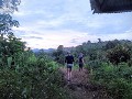 Iban longhouse, Sarawak, Borneo, avondwandeling