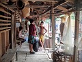 Iban longhouse, Sarawak, Borneo 