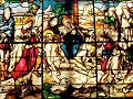 Stained Glass: Lamentation. After the drawing boy 