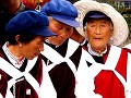 1China-Yunnan: Lijiang, "Naxi"-vrouwtjes