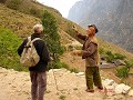 China, Yunnan: Qiautou, begin van de track: even c