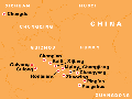 Plan van China : provinvie Guizhou Kaili en Chong'