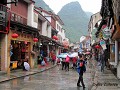 China-provincie Guangxi: Yangshuo, Weststreet, hie