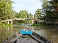 'Mekong' Delta heeft een systeem van rivieren en k